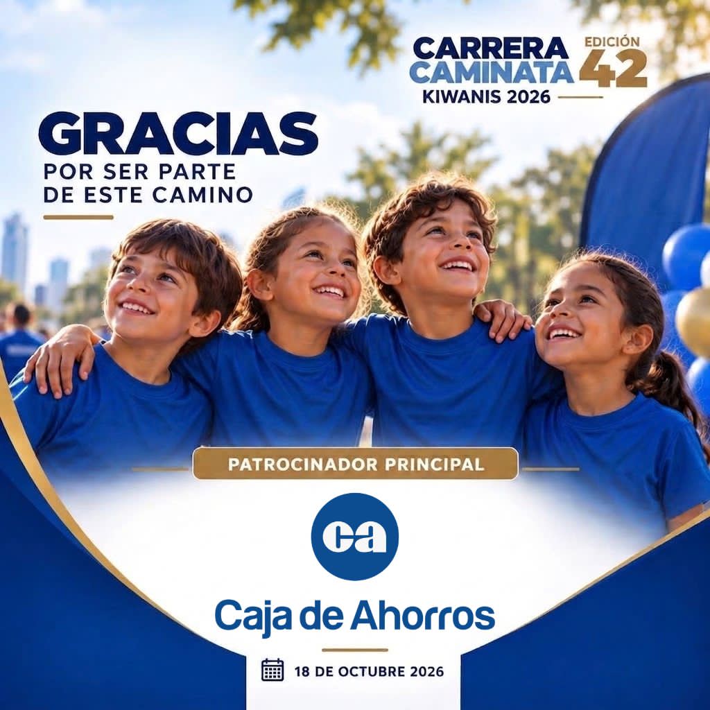 Carrera Caminata Kiwanis 2026: cada paso suma para los programas sociales del Club Kiwanis